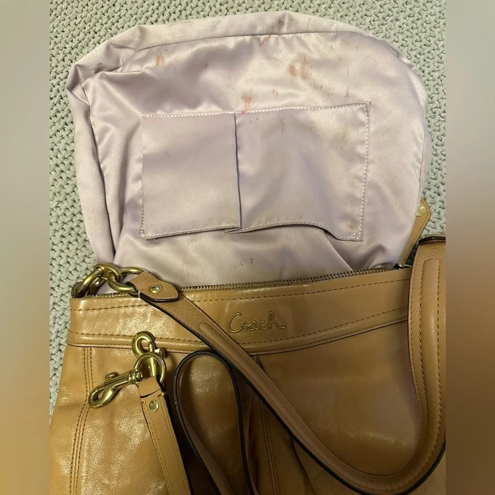 Coach Ashley Leather Hippie Bag